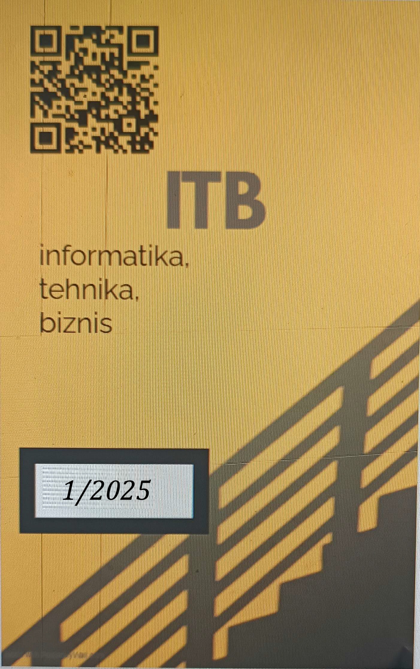 					View Vol. 3 No. 1 (2025): ITB - informatics, technology and business 
				